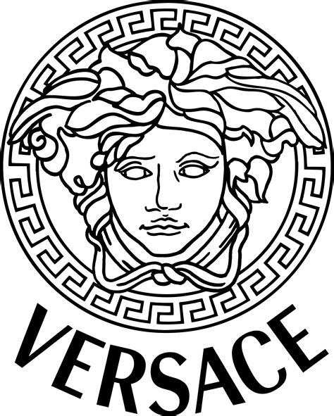 versace que significa el logo|versace logo black and white.